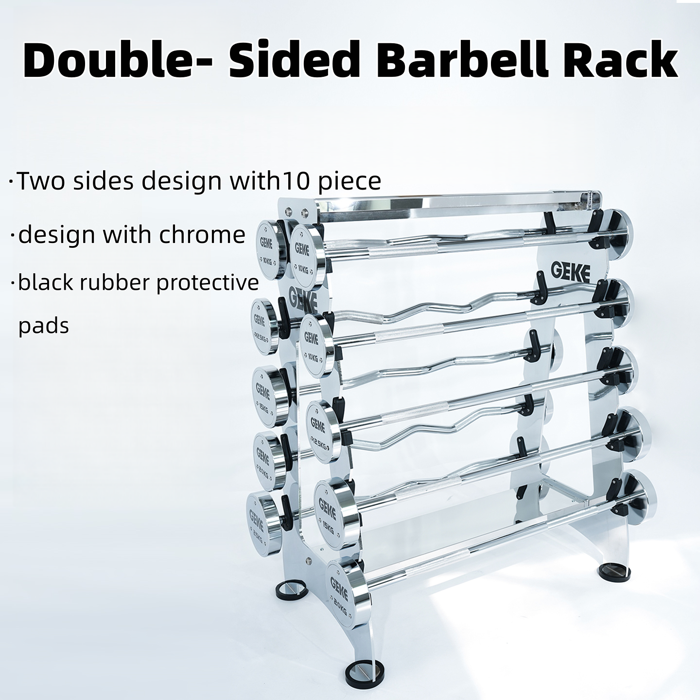 Double- Sided Barbell Rack