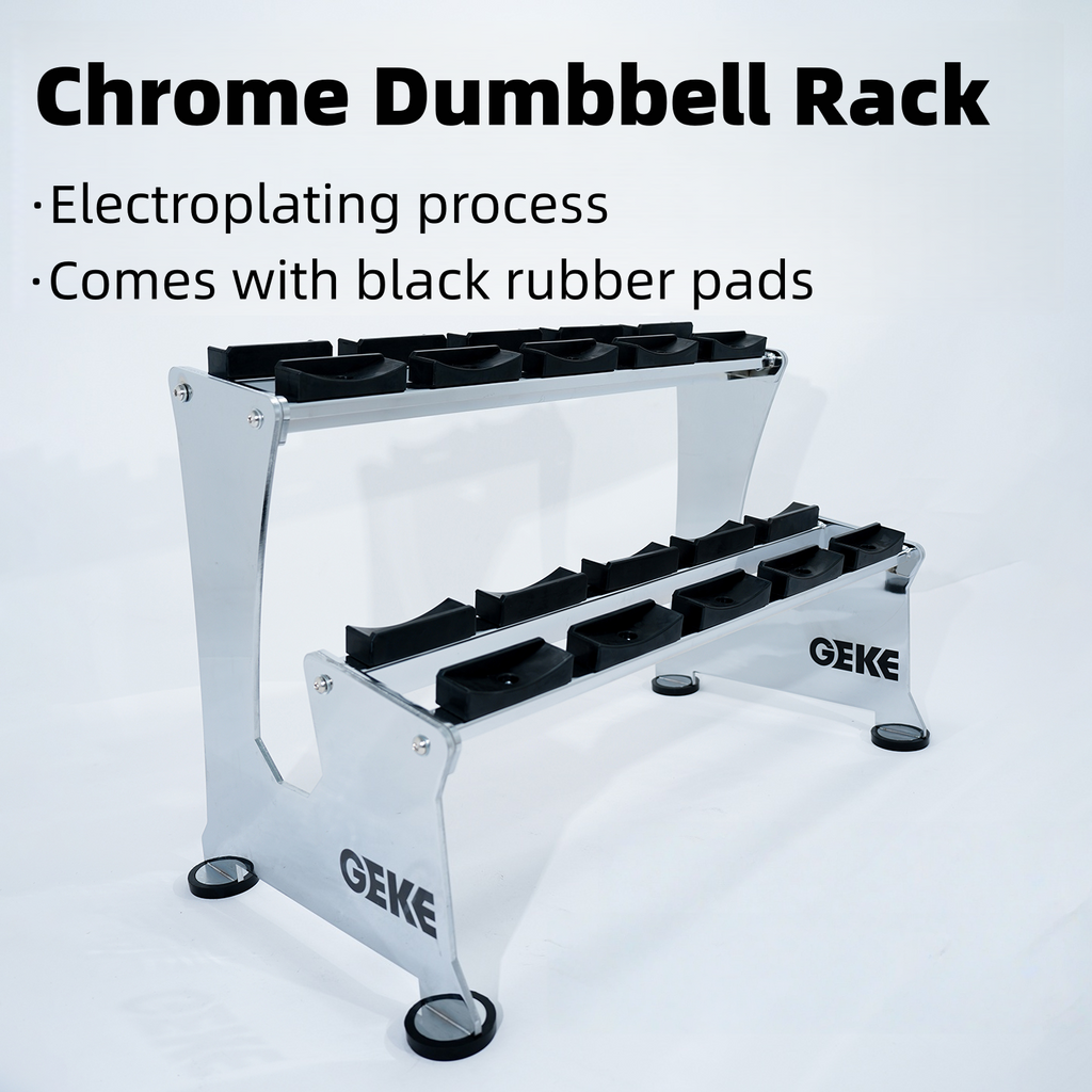 Chrome Steel Dumbbell Rack