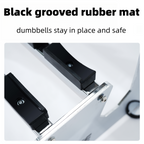 Chrome Steel Dumbbell Rack