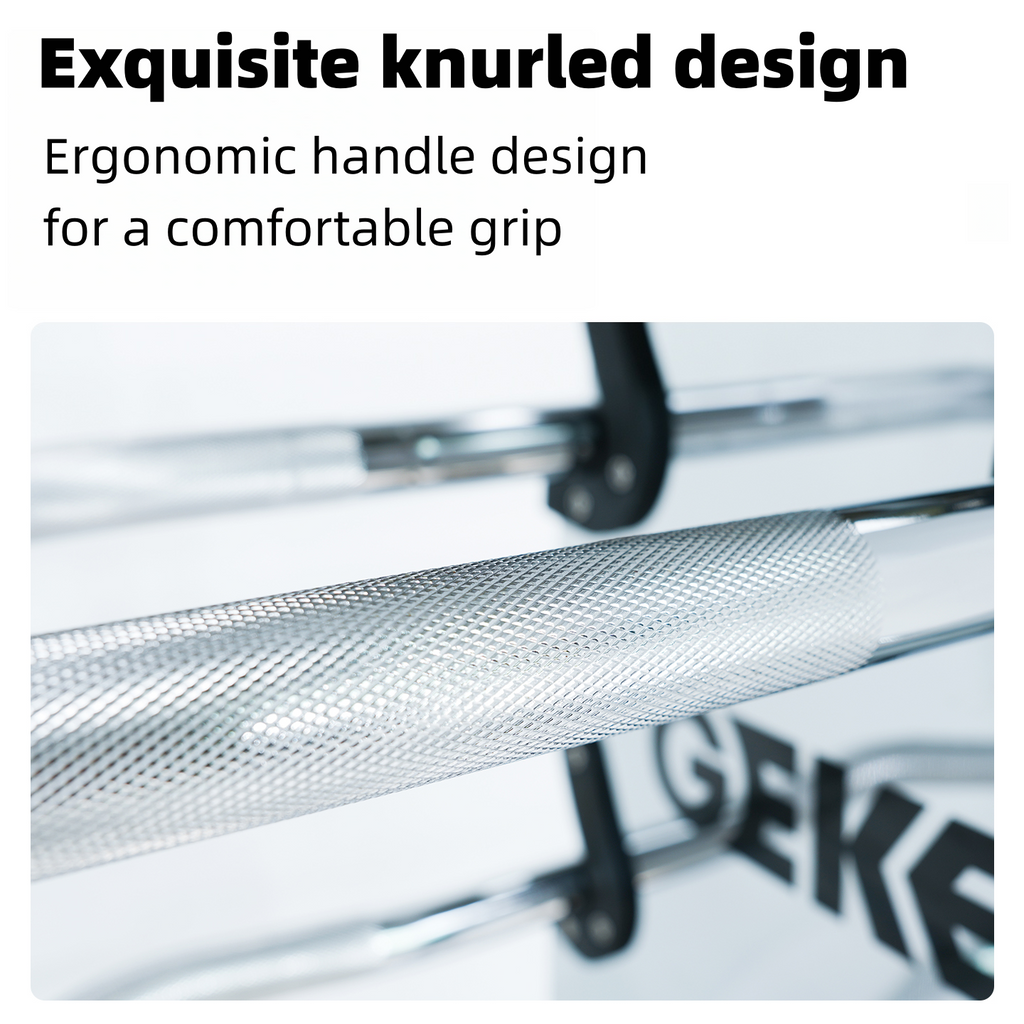 Chrome Steel Fixed Barbell