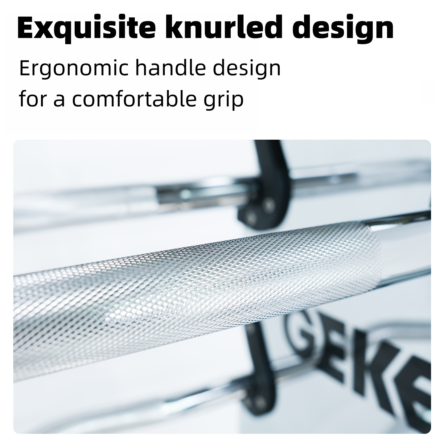 Chrome Steel Fixed Barbell