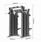 Double-Side Rack(Smith+Cable Crossover)