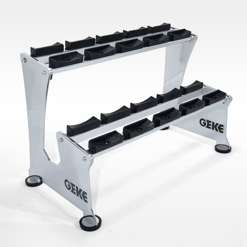 Chrome Steel Dumbbell Rack